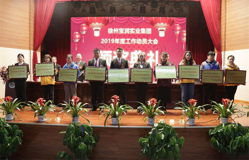 B体育-B体育（中国）2019年度工作动员大会---集团公司领导为先进单位和先进个人代表颁奖